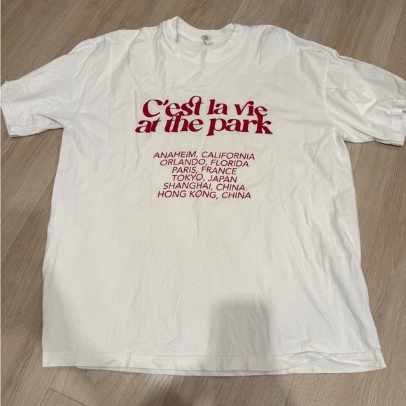 Tops - Disney Park C’est la vie at the park T-Shirt